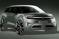 VW、次世代コンパクト電動SUVを予告…IAAモビリティ2025で発表へ 画像