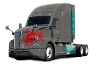 カミンズ製エンジン搭載トラック向け、天然ガス燃料システム採用…北米でCNGトラックに需要増 画像
