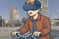 “自転車ながらスマホ”VR体験も…はたらく車展示　土岐プレミアム・アウトレットで9月27日 画像