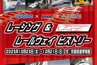 ホンダのF1マシンと新幹線が共演、京都鉄道博物館で「レーシング&レールウェイ ヒストリー」開催…10月23日から 画像