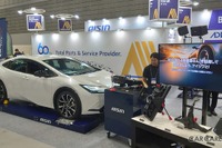 アイシンはホイールアライメントテスターを実演…オートアフターマーケット東北2025 画像