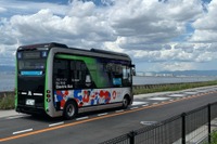 EVバス走行中給電の実証実験、東京大学や大林組が開発…大阪・関西万博2025 画像