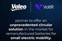 ヴァレオ、小型電動モビリティ向けバッテリー再生産で戦略的提携…VoltRと 画像