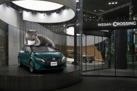 日産『オーラ』短編ドラマ、第3話公開…東京銀座で巨大猫モニュメント展示も開始 画像