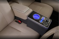 純正のようなフィット感！ ダイハツ『ムーヴキャンバス』専用LEDアームレスト/コンソールボックスが発売 画像