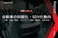 【調査レポート】自動車の知能化・SDV化動向 ～市場、技術、収益、プレイヤー、規制・標準化、将来予測～ 画像