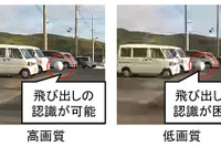 NTT、自動運転の遠隔監視映像から物体認識率を推定する技術を開発 画像