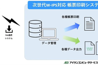 トヨタの次世代W-IPS仕様に対応、帳票印刷システム発売へ…アイサンコンピュータサービス 画像