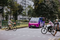 中国「WeRide」と配車サービス「GRAB」、シンガポール初の住宅地での自動運転シャトルのテスト開始 画像