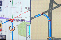 【会田肇のG-BOOKテスト(その6)】カーナビ編---ナビの基本性能「地図表現」「精度」を検証 画像