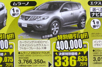【シルバー 値引き情報】このプライスでSUV&RV!! キックスからムラーノまで 画像