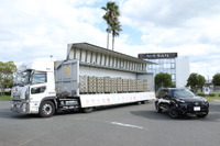 日産とサッポロビール、専用フェリーで共同輸送開始…往路で車両部品・復路でビール製品積載 画像