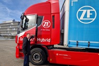 ZF、大型トラック用PHEVの実証試験を実施…最大73%のCO2削減へ 画像