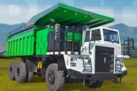 自動運転EV鉱山トラック「9M145E」発表、手動運転を上回る運用効率を実現…中国Breton 画像