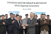 ヒョンデとミシュラン、次世代タイヤ技術の開発で新たな提携を締結 画像