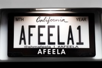 ソニー・ホンダ『AFEELA』にデジタルナンバープレート設定へ…背景色の変更やフォント調整が可能に 画像