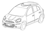 これが日産 マーチ 新型!?…確定ドローイング流出 画像