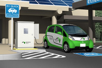 第三京浜PAにEV用急速充電器 画像