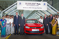 VW ポロ、世界累計生産台数1111万1111台! 画像