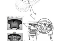 ホンダ ラグレイト のエアバッグ…構成部品飛散のおそれ 画像