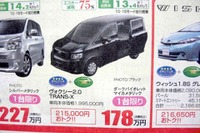 【金メダル 値引き情報】200万円以下!! ミニバン特集 画像