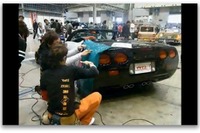 ［動画］萌え博2010…YMG1の痛車施工実演ショー 画像