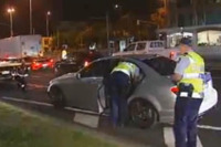 ［動画］ハミルトン、警察に身柄拘束…公道上で危険走行 画像