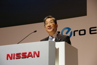 【日産 リーフ 予約開始】社内で奪い合い? 画像