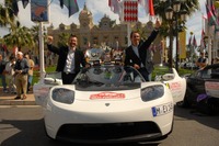 テスラ ロードスター、モンテカルロ代替燃料車ラリーで優勝 画像