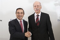 ［日産 ルノー ダイムラー提携］ゴーン社長「効果は5年で20億ユーロ」 画像