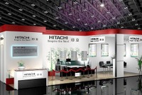 【北京モーターショー10】日立グループが車載用リチウムイオン電池を出展 画像