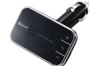 充電いらず、Bluetooth対応の車載ハンズフリーキット ロジテックが発売 画像