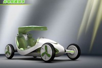 【北京モーターショー10】上海汽車、光合成を行う車を展示…名前はリーフ 画像