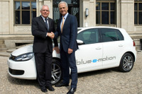 VW ゴルフEV のプロトタイプ披露 画像