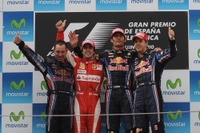 【F1スペインGP】ウェーバー、ダントツの完勝…可夢偉は初完走 画像