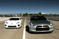 ［動画］レクサス LFA 対 日産 GT‐R…ゼロヨン加速対決 画像