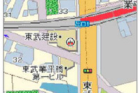 iMapFan地図ナビ交通に地図スクロール機能 画像