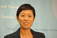 辻元国交副大臣辞任 画像