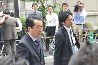 民主党代表選が始まる 画像