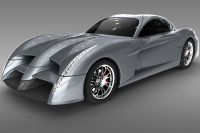パノスの新型スポーツカー、写真公表 画像