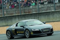 【ルマン10】アウディ、初公開のEVスポーツでデモ走行 画像