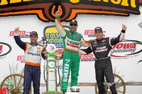 【IRL 第8戦】佐藤琢磨は3位浮上するもクラッシュ 画像