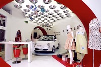 バラ色の 500C、フィアットジャパンが展示 7月13-19日 画像