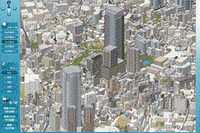 ゼンリンデータ、いつもNAVIのマップを3D化 画像