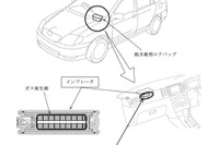 トヨタ カローラ など7車種、エアバッグ展開で部品が飛び散る 画像