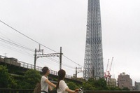 EVと電動アシスト自転車でスカイツリー観光 オリックスレンタカー 画像