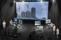 【CEATEC 10】未来の横浜を疑似ドライブ、日産とバンダイナムコが開発 画像