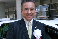 浜松市EV実証実験---「産学官の連携で」鈴木浜松市長 画像