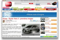 トヨタ ヴィッツ 新型、公式写真が流出か 画像