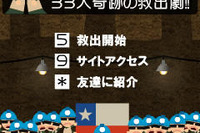 落盤事故をゲーム化『33人奇跡の救出劇』 画像